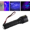UV Flashlight LED 365nm Blacklight Torch Aluminium Alloy Shell Ultraviolet