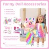 K.T. Fancy 23 PCS American 18 Inch Doll Accessories Suitcase