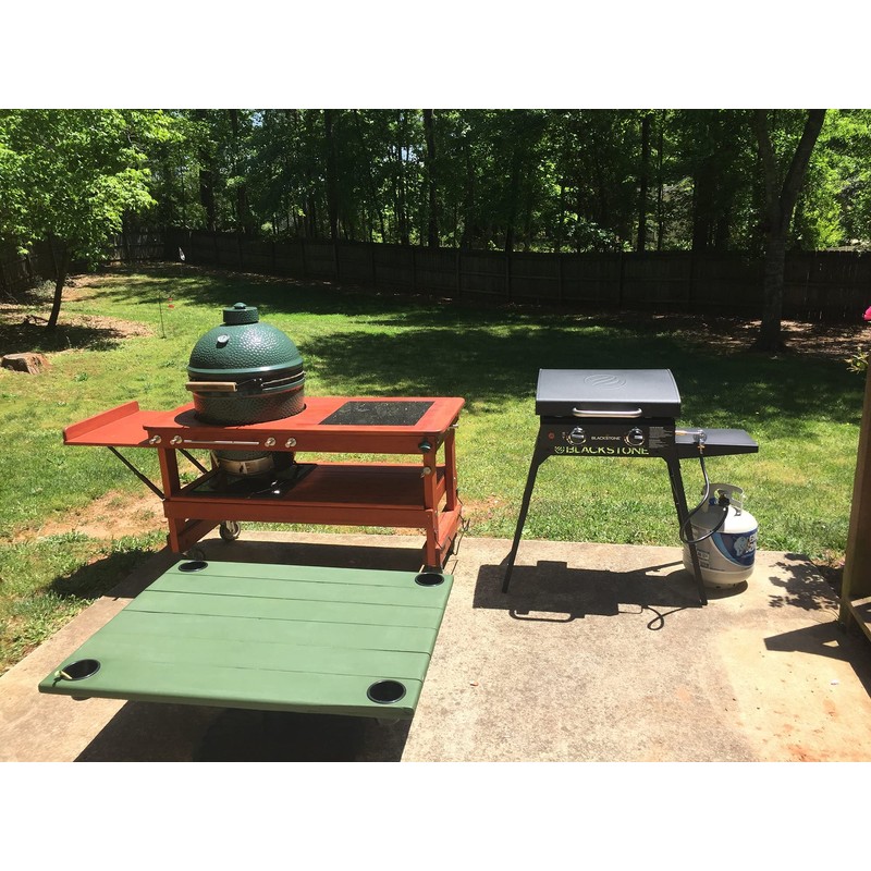 GasSaf 5 FT Propane Adapter Hose with Griddle Regulator, Griddle