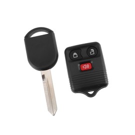REPAIROCK 1 Set 315MHz Keyless Entry Remote Ignition Transponder Key Fob 3 Buttons for Ford F-150 F-250 F-350 2004-2010 for Ford E-150 E-250 2008-2014 Auto Replacement Parts