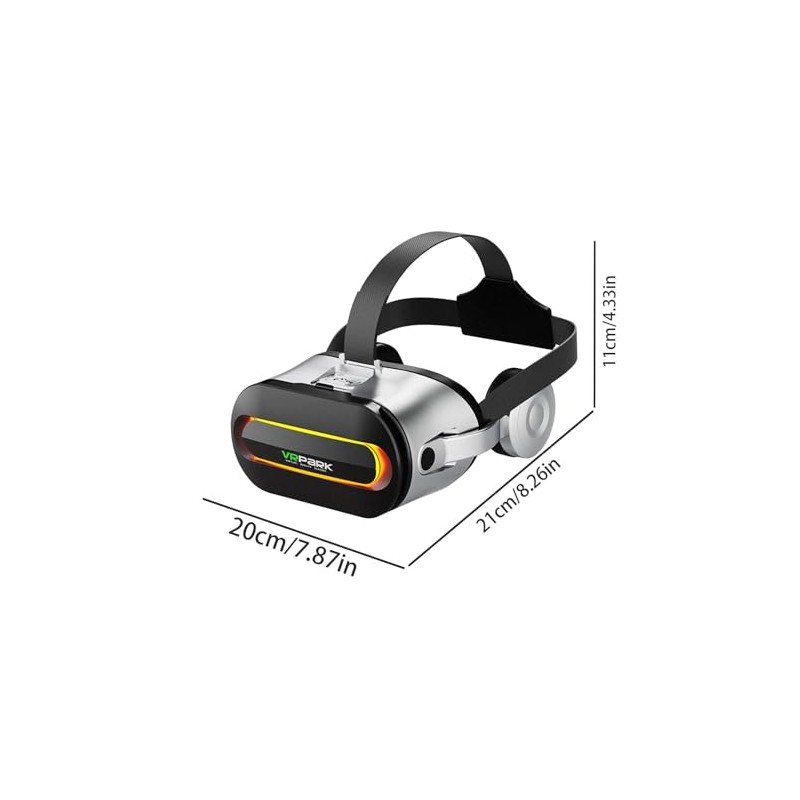 SUANQ Auriculares VR para Teléfono | Gafas De Gran Angular
