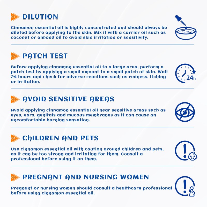 HIQILI Cinnamon Essential Oil for Spary, Diffuser, Garden and Kitchen