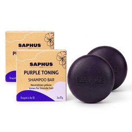 2PCS Purple Toning Shampoo Bar for Blonde Hair, 6oz