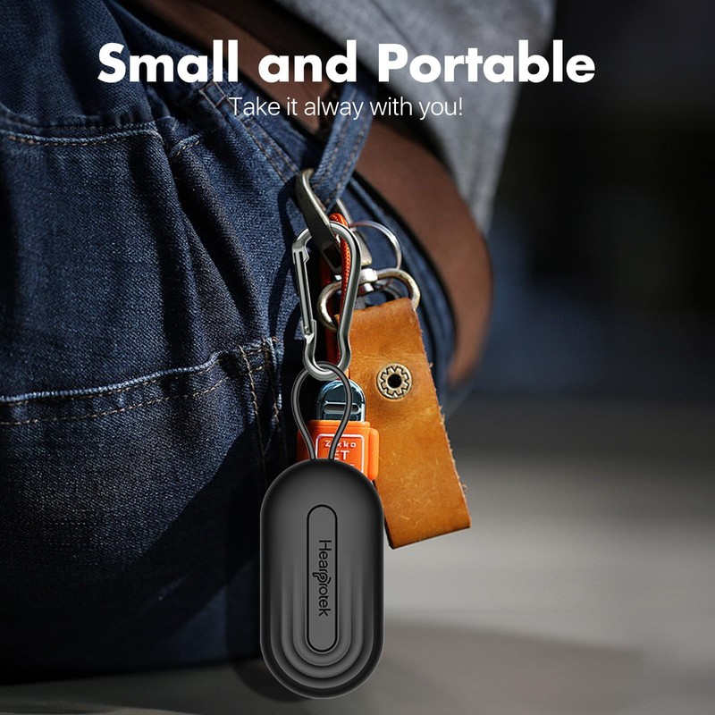 Hearprotek Earplug Cases, Portable Earplug Holder, Mini Storage Case Earbud