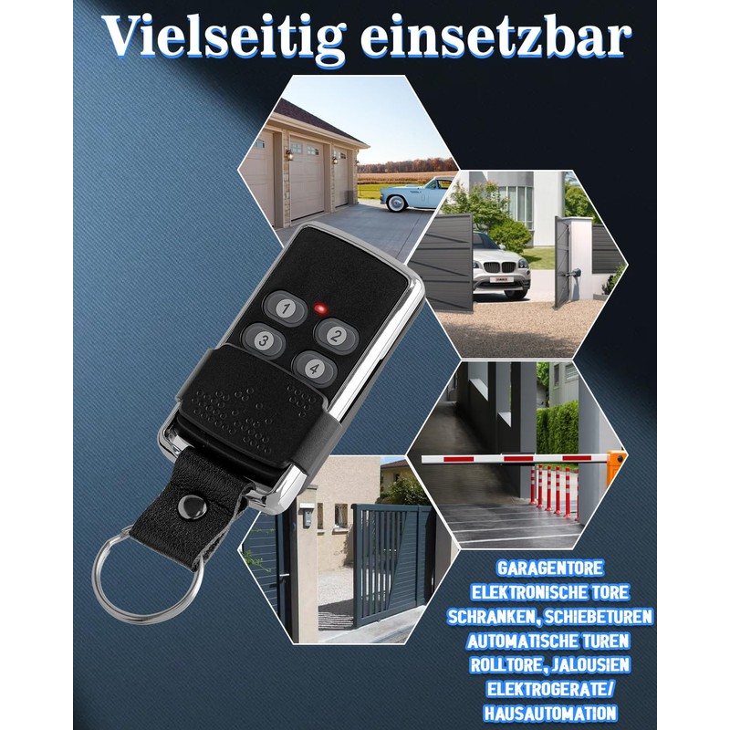 Selridasia Garage Door Remote Control for Wisniowski, Pack of 2