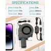 AmRunJe USB Blower Fan 97mm x 33mm 5V Cooling DC