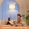 Ambimall 70" Dimmable Arc Floor Lamp with Remote, Color Temperatures