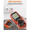 Digital Multimeter, 6000 Counts Auto Range, Accurately Measure AC/DC Voltage,