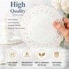 HAKSEN Paper Doilies, 36 PCS Lace Paper Placemats Assorted Sizes