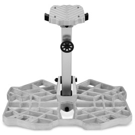 NatureBlend Hunting Saddle Platform: 16"x12" Lightweight Cast Aluminum, Non-Slip Ridge Grips, Fully Adjustable Silent Tree Saddle Platform, Reliable Hunting Platform for Saddle Hunters