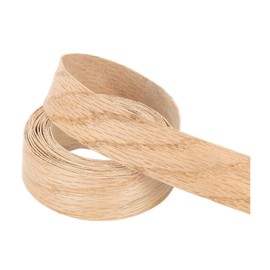 PATIKIL Red Oak Edge Banding, 1 Inch x 10 ft Wood Veneer Tape Pre-glued Flexible Plywood Edge Banding with Hot Melt Adhesive for Furniture Restoration