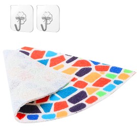 Corner Shower Mat Non-Slip Corner Shower Mat Non-Slip Anti Mould Bath Mat 60 x 60 cm Corner Shower Mat PVC Non-Slip Washable with Drainage Holes Curved Shower Mat for Indoor Shower