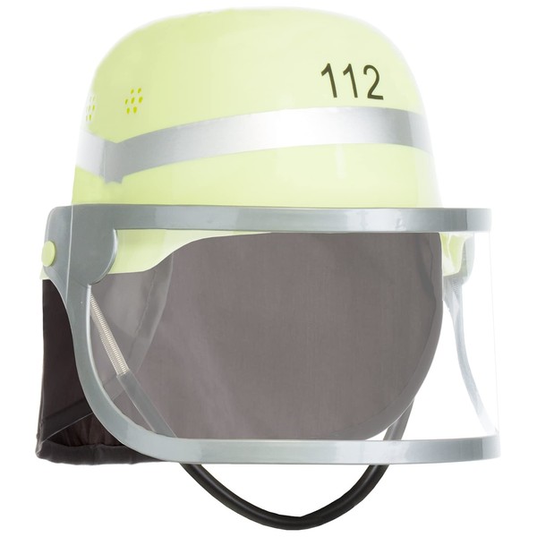 Brandsseller Children's Fire Brigade Helmet Adjustable Neck Scarf Folding Visor