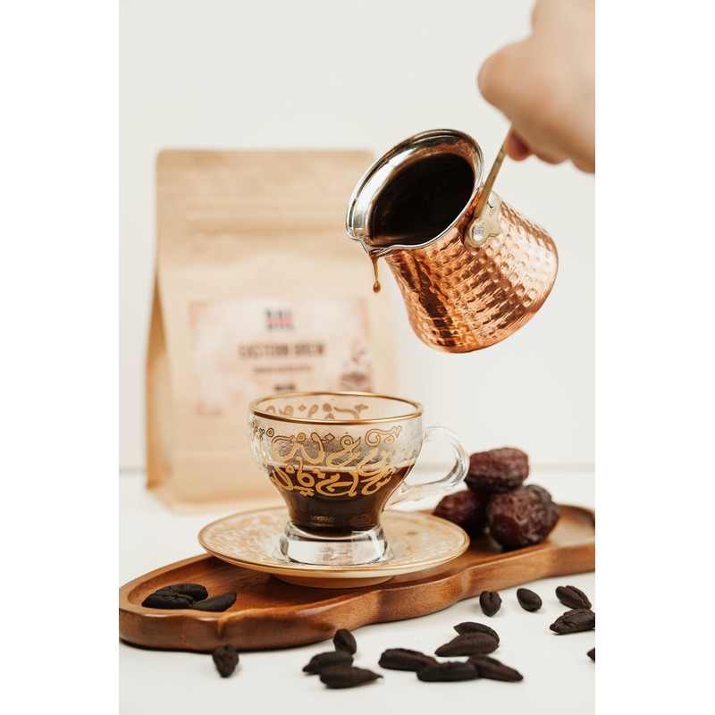 BAL Coffee Eastern Brew Turkish Style Coffee - Caffeine-Free, Vegan-Friendly