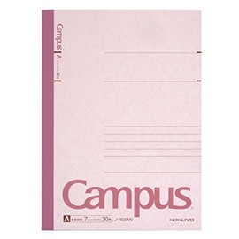 Kokuyo No-103AN Campus Notebook, A5, A-Rule, 30 Sheets
