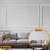 Hungbak 120"L x 0.9"W Peel and Stick Chair Rail Panel