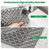 Toovem Silicone Sink Mat, 28''x15'' Sink Protectors for Kitchen Sink