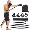 10PCS/Set Boxing Resistance Bands Adjustable Waist Strap Resistance Bands Set