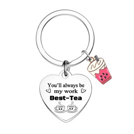 Funny Coworker Keychain Gift for Women Work Bestie Gifts Leaving Gifts for Collegueas Boss Lady Office Friend Female Birthday Gifts Appreciation Gifts Retirement Gifts Goodbye Gifts Go Away Gifts