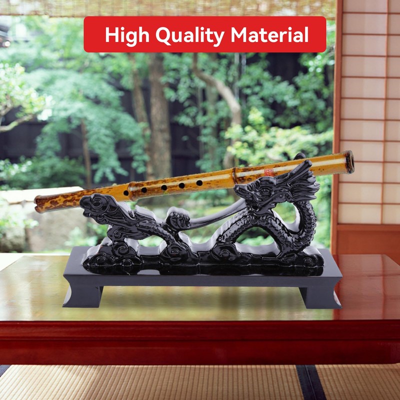 HERCHR Sword Stand Katana Stand, Black Wood Sword Katana Wall