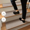 14 Pack Non-Slip Stair Treads for Wooden Steps, Self-Adhesive Carpet