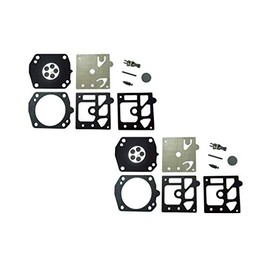 Carburetor Repair/Rebuild Kit Replaces Walbro K10-HD For Husqvarna 371 XP Chainsaw Stihl 029 039 044 046 FS360 FS500 FS550 MS390 MS270 BR320 400 420 (Pack of 2)