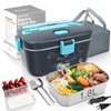 COZYEXPERT Electric-Lunch-Box-Heated-Food-Warmer 100W Heating Lunchbox for Adults 1.8L Portable Food