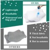 Hahafelt Waterproof Pillow Protector with Zipper Cervical Neck Pillowcase (Only