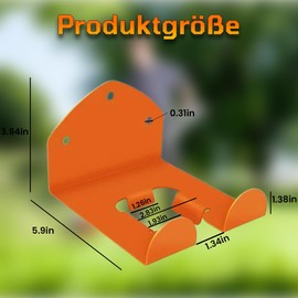 WRQIOO Wall Mount Brush Cutter, Garden Brush Cutter Holder, Wall Mount for Grass Trimmer, Grass Trimmer Hanger, Wall Attachment for Brooms, Power Tools