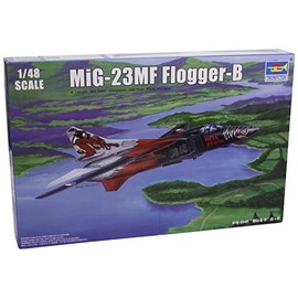 Trumpeter Mig-23MF Flogger-B Russian Fighter Airplane Model Building Kit, Scale 1/48