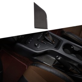 100% soft Carbon fiber Center Console Handbrake Slot Pad Decoration Sticker for Ford Ranger 2015-2021 Interior Accessories 1pcs