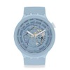 Swatch Big Bold Bioceramic Lacquered Unisex Watch Casual Plastic Blue