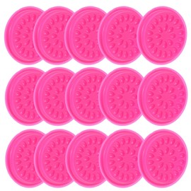 Pack of 20 Eyelashes Glue Pad Plastic Shape Glue Pad False Eyelashes Glue Holder Extension Tray Holder