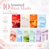 Mascarillas Faciales Coreanas Surtidas – Pack de 10 Piezas Hidratantes