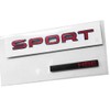 3pc 3D Gloss Black Red Sport hse Badges Emblems with