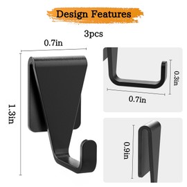 Sirozi Grills Hooks 3pack Hooks for Traeger Grills, Grills Hooks for Barbecue Tool, Suit for Traeger Ironwood 885, Pro Series 34, Pro Series 22, Pro D2 575, Pro 780, Ironwood 650, Z-Grills, Pit boss