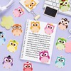 12 Pack Owl Cartoon Sticker Notebooks, 240 Cute Animal Sticker