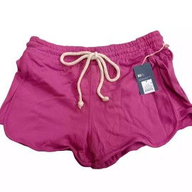 Universal Thread Women's Mid-Rise French Terry Pull-On Shorts - Medium, Pink