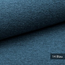 novely® Moers Fine Bouclé Upholstery Fabric Upholstery Fabric Exceptional Look | Sold by the Metre | 1 Running Metre (14 Blue)