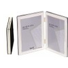 5 x 7-inch Silver Flat Edge DOUBLE PORTRAIT Photo Frames
