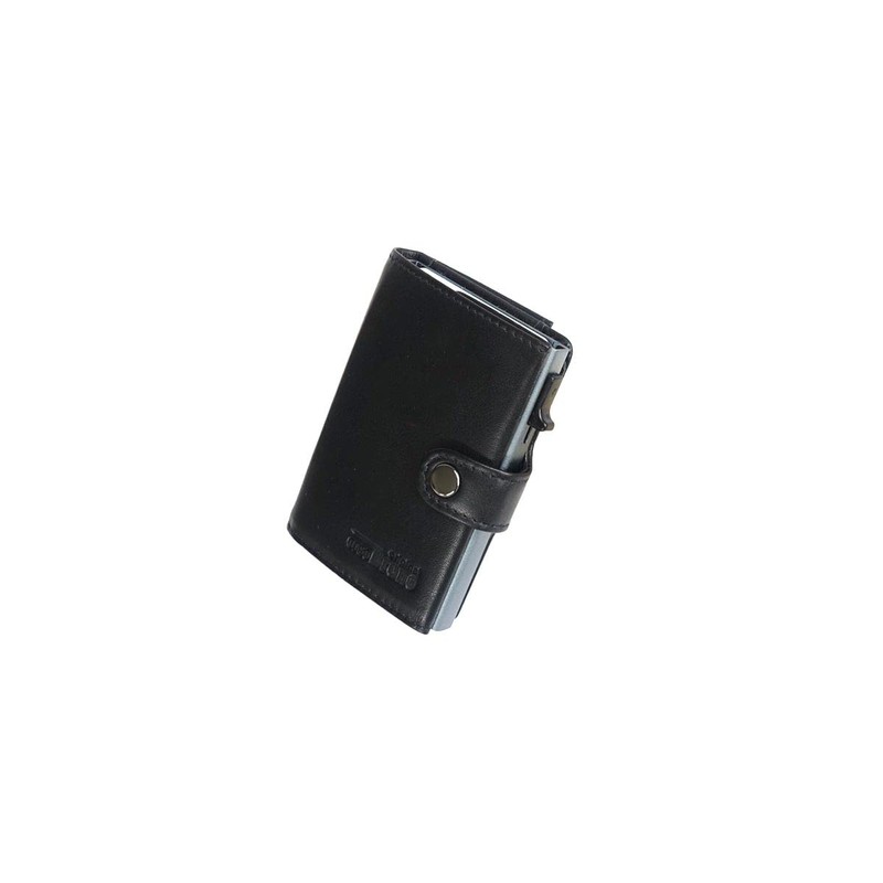 orso Bruno original Slim Wallet Lux Line, Cowhide nappa black