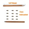 Lopenle 8 pcs Infinity Eternal Pencils Forever Inkless Pen Everlasting