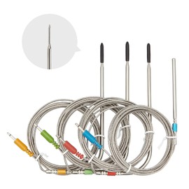 Inkbird Replacement Colored Probe 4-Pack Kit Only Compatible with IBT-4XS/IBT-6XS Meat Thermometer, Ultra Accurate & Fast Up to 572°F/300°C （Only for IBT-4XS/IBT-6XS Thermometer）