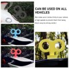 Ohleats Car Wind Up Key Sticker, 3D Sticker Wind Up