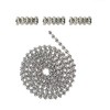 10 Feet Stainless Steel Beaded Pull Chain Extension with Connector,Beaded