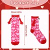 4 Pairs Valentine Hand Holding Socks, Cute Magnetic Hand Holding