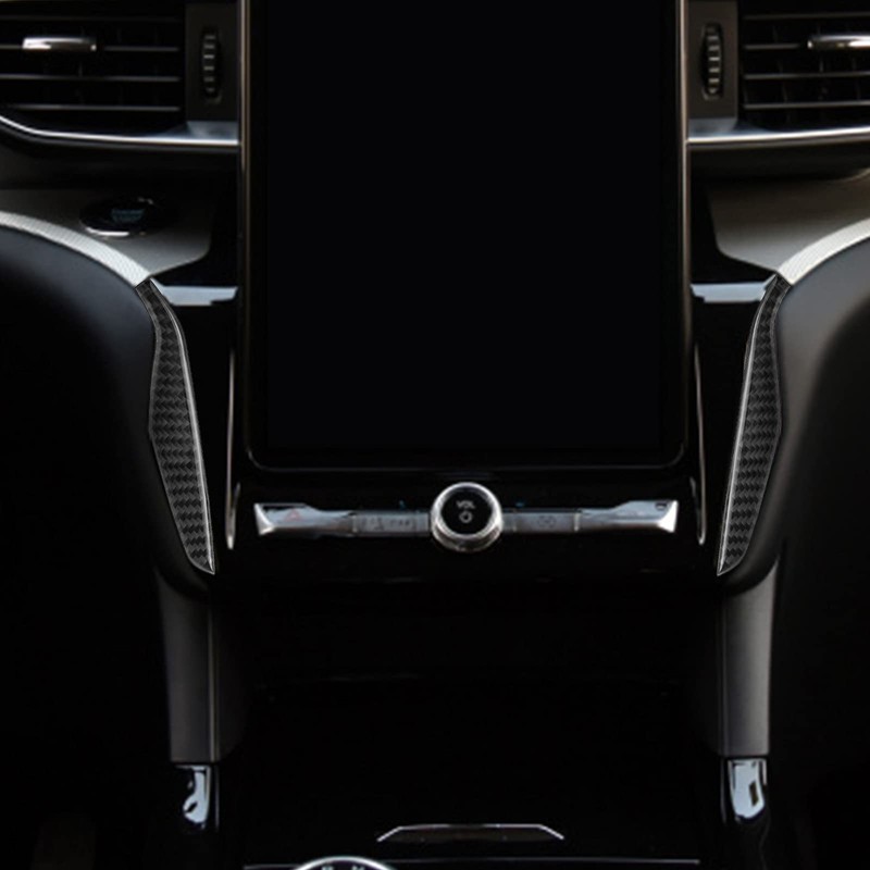 nuoozy Compatible with Carbon Fiber Center Console Panel Cover Trim