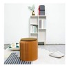 Brown Craft Paper Stool - 11 inch Heigh - Folded