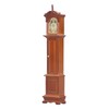 1/12 Dollhouse Miniature Grandfather Clock Wooden Mini Model Furniture Accessory