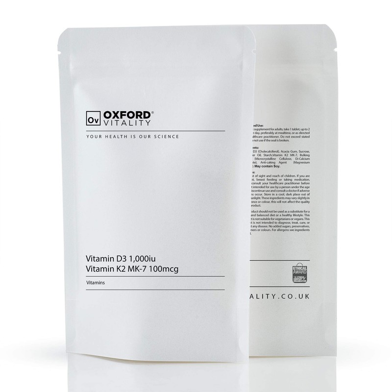 Vitamin D3 and K2 | Bone Support Supplement | Vitamin